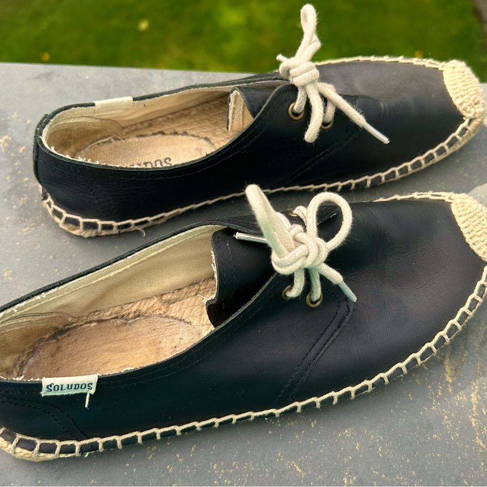 Soludos Women's Black Espadrille Shoes